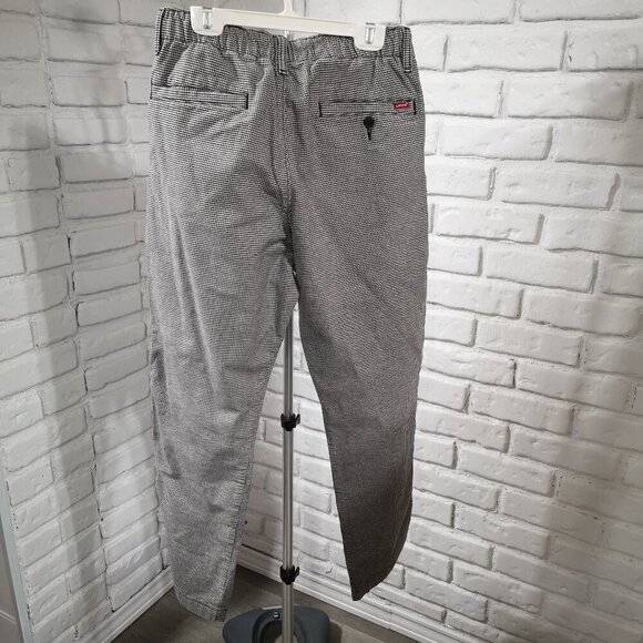 Levi's XX Chino EZ Black & White Check Taper Leg Stretch Size Small Pants - Picture 2 of 16